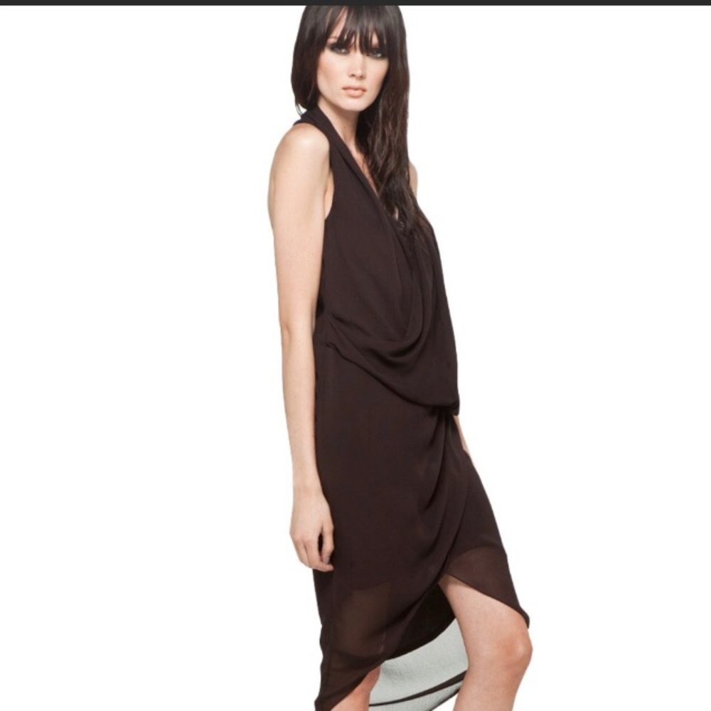 Helmut Lang 💜Scar Assymetrical Criss/Cross Dress